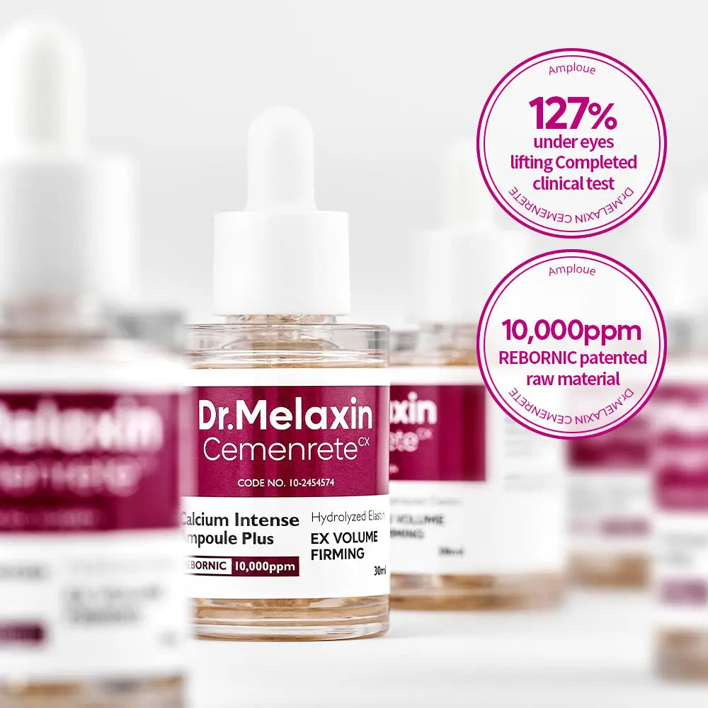 [Dr. Melaxin Official] Cemenrete Calcium Intense Ampoule plus | Anti-Aging, Elasticity, Volume | Korean Cosmetic | 30Ml