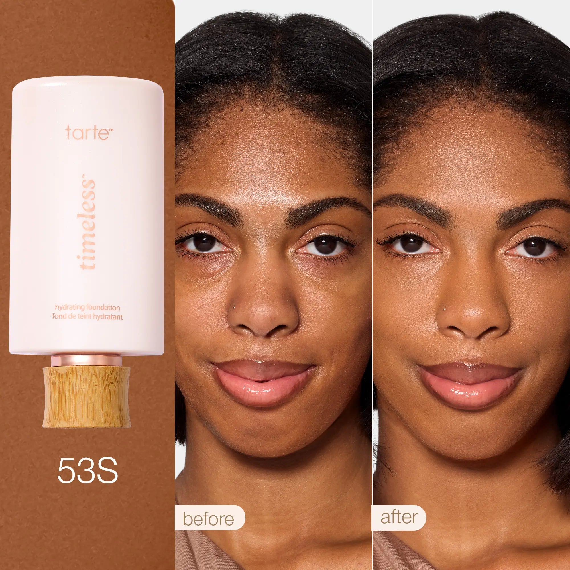 Tarte Timeless Hydrating Foundation & Buffer Brush - Full Coverage Serum Foundation + FREE Brush