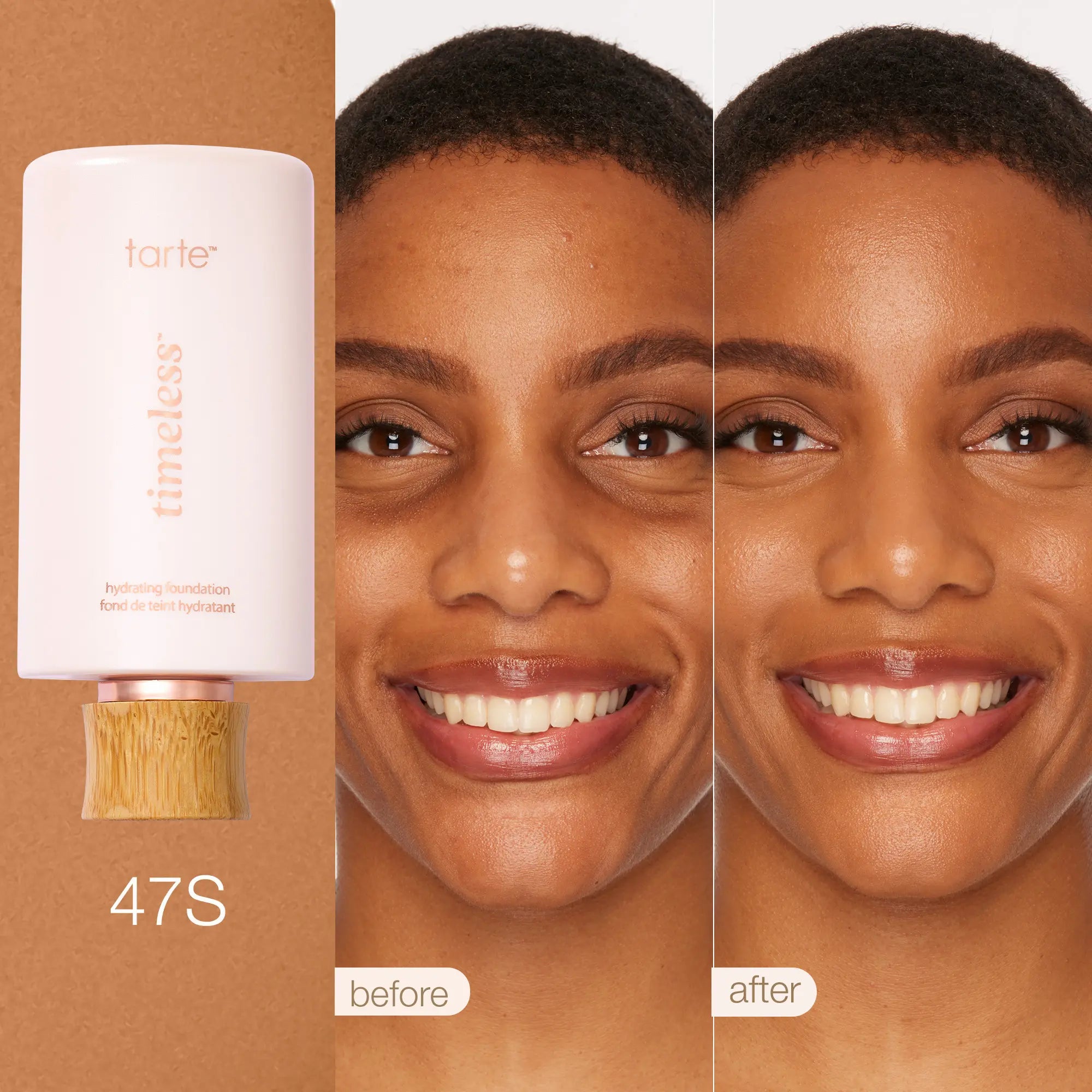 Tarte Timeless Hydrating Foundation & Buffer Brush - Full Coverage Serum Foundation + FREE Brush