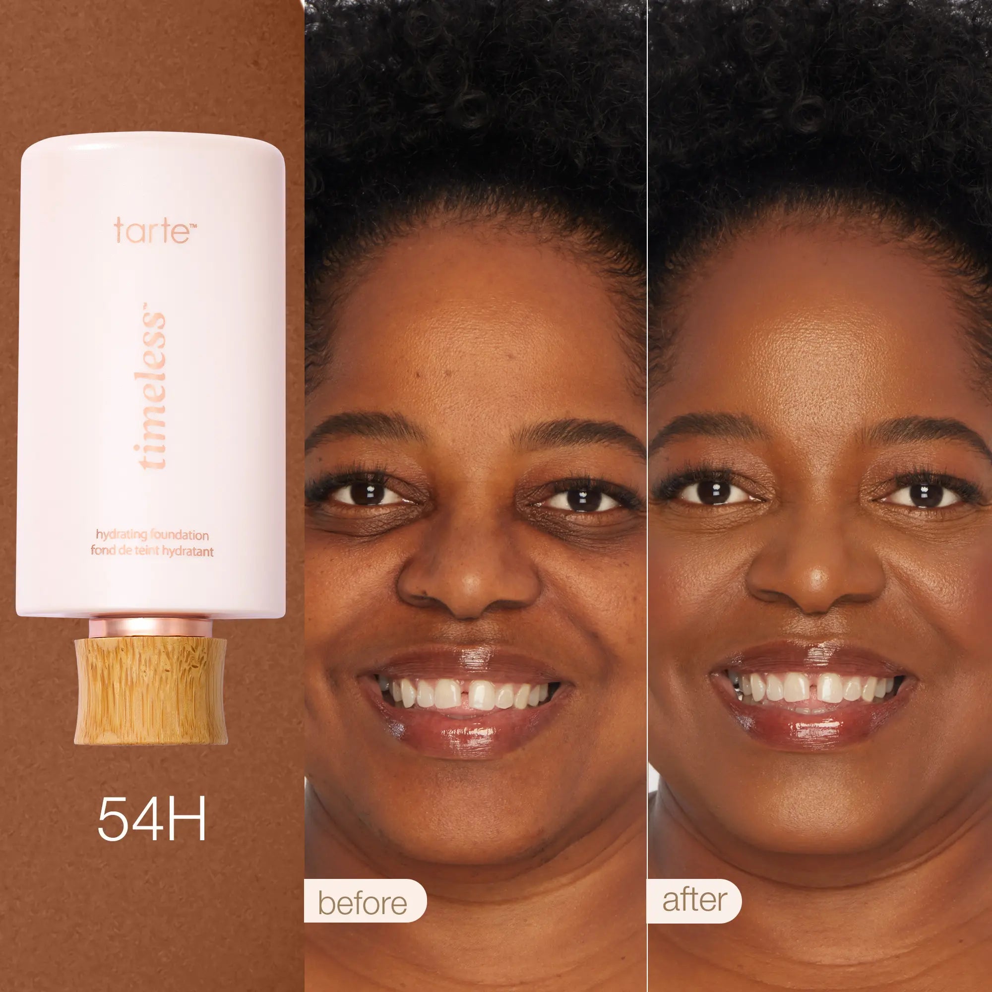 Tarte Timeless Hydrating Foundation & Buffer Brush - Full Coverage Serum Foundation + FREE Brush