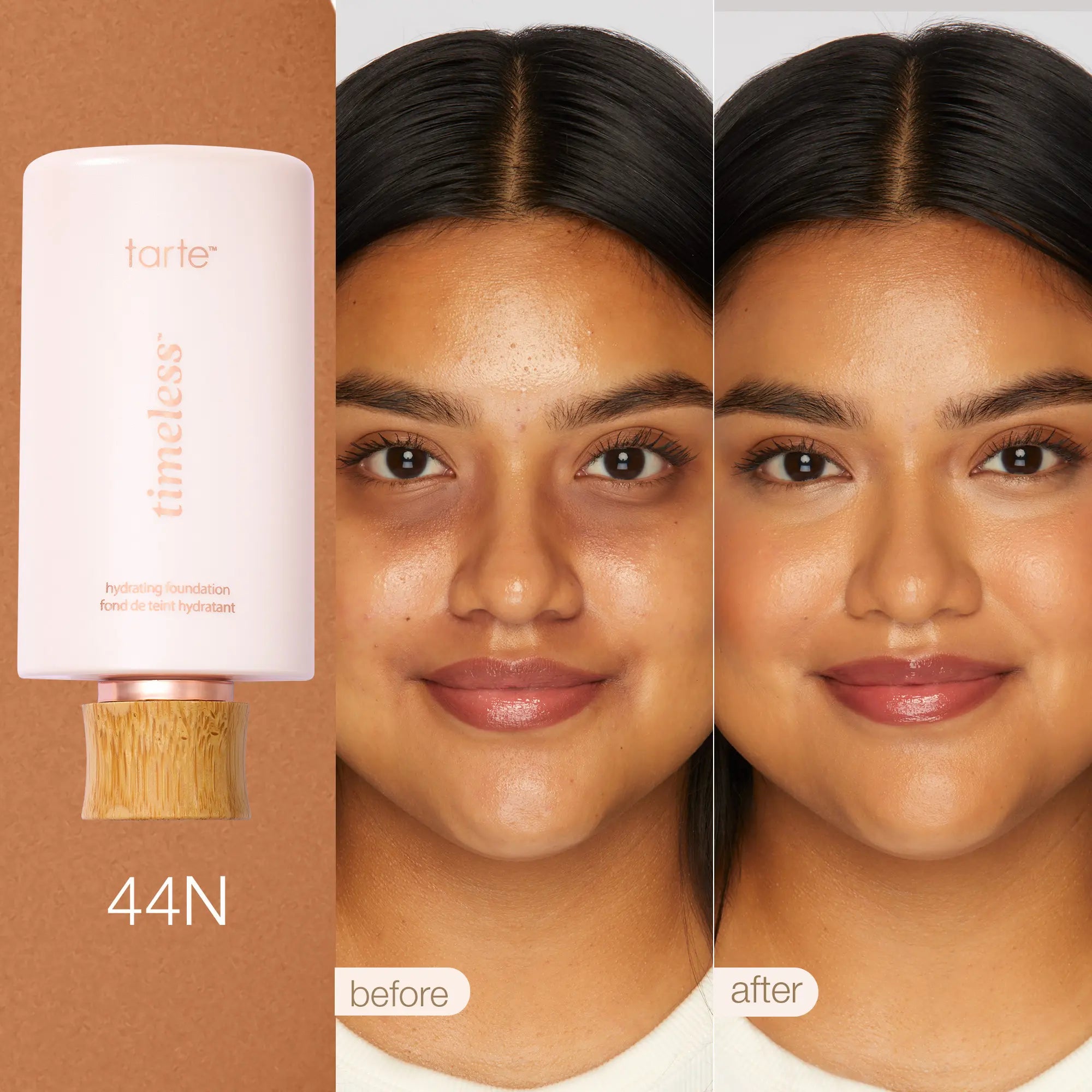 Tarte Timeless Hydrating Foundation & Buffer Brush - Full Coverage Serum Foundation + FREE Brush