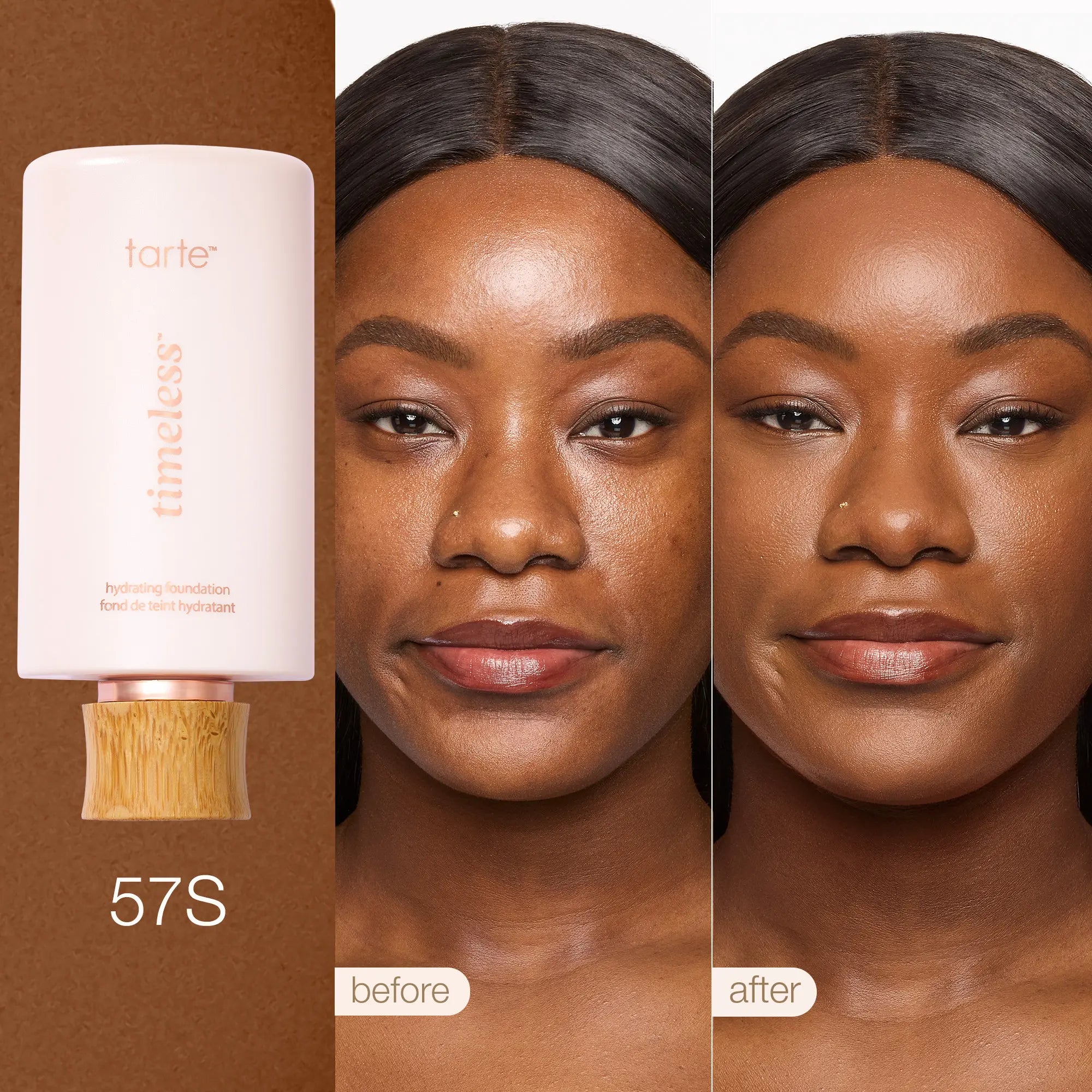 Tarte Timeless Hydrating Foundation & Buffer Brush - Full Coverage Serum Foundation + FREE Brush
