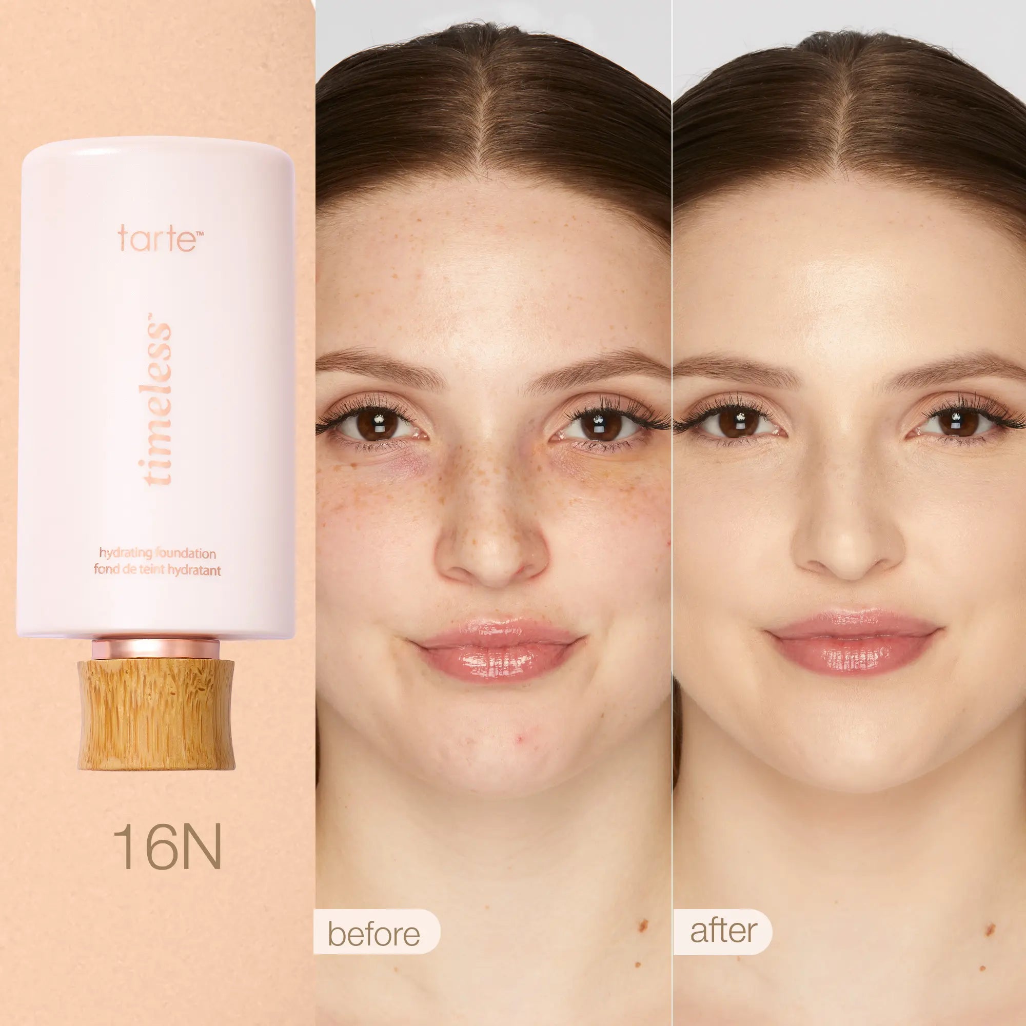 Tarte Timeless Hydrating Foundation & Buffer Brush - Full Coverage Serum Foundation + FREE Brush