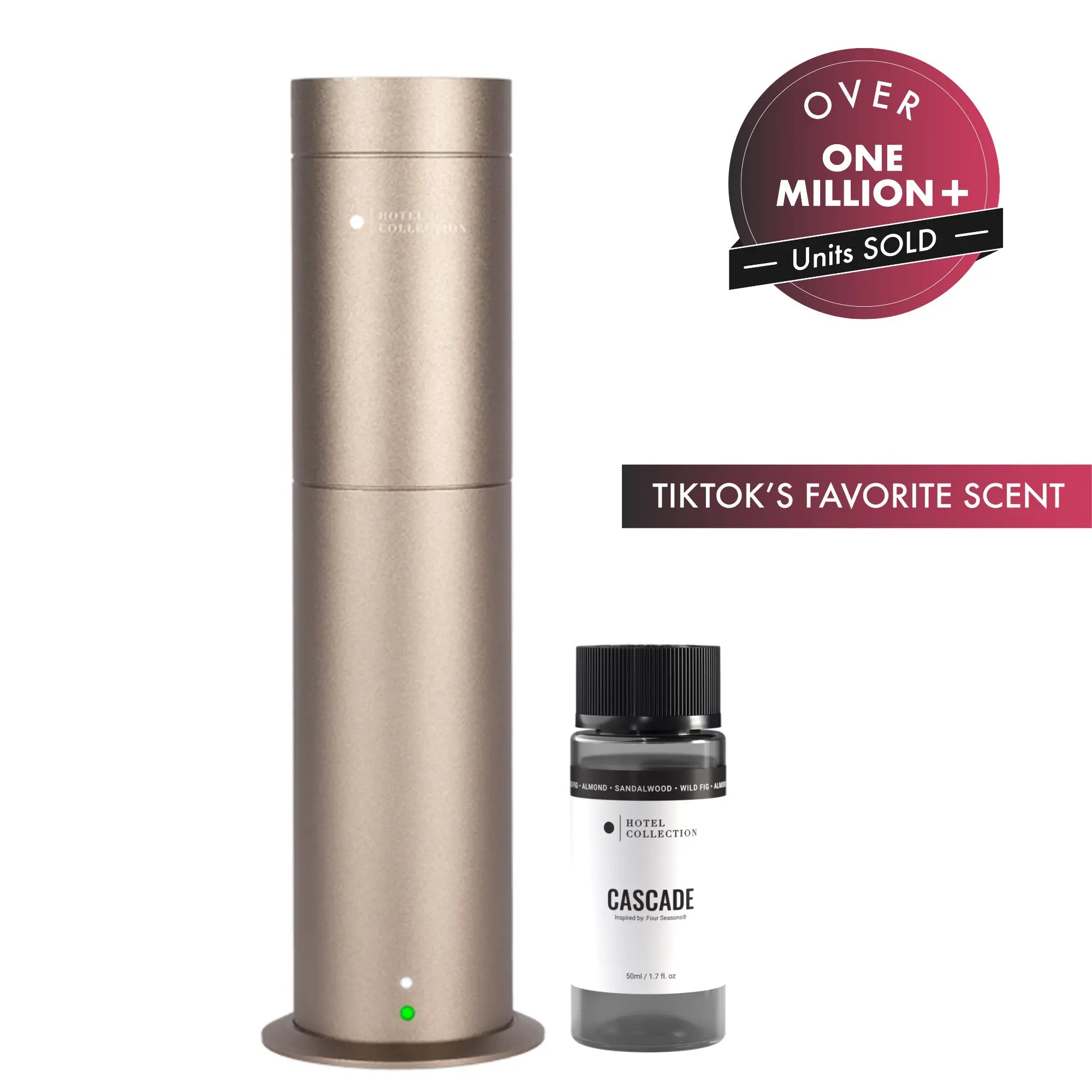 Hotel Collection | Scent Diffuser Discovery Kit Covers up to 600 Sq/Ft with One Fragrance Oil 50Ml (1.69 Fl Oz)