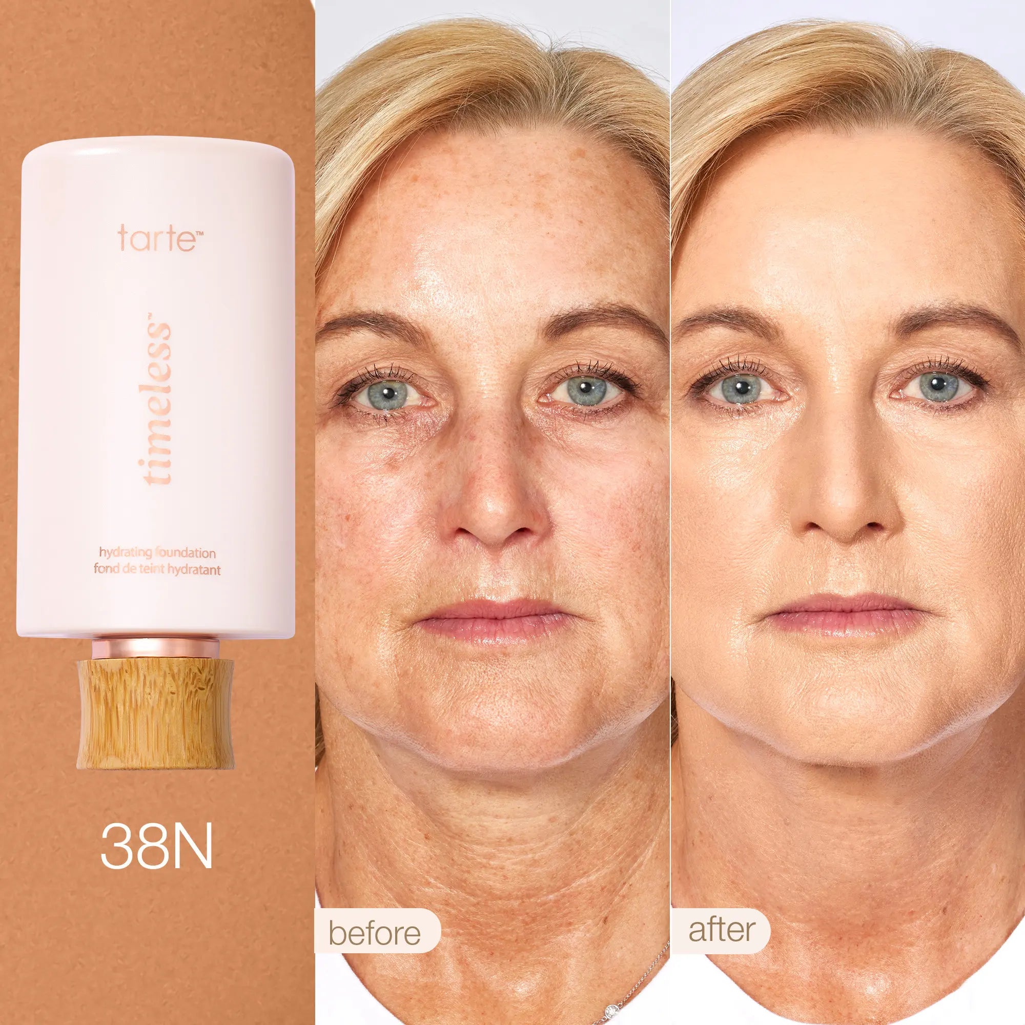 Tarte Timeless Hydrating Foundation & Buffer Brush - Full Coverage Serum Foundation + FREE Brush