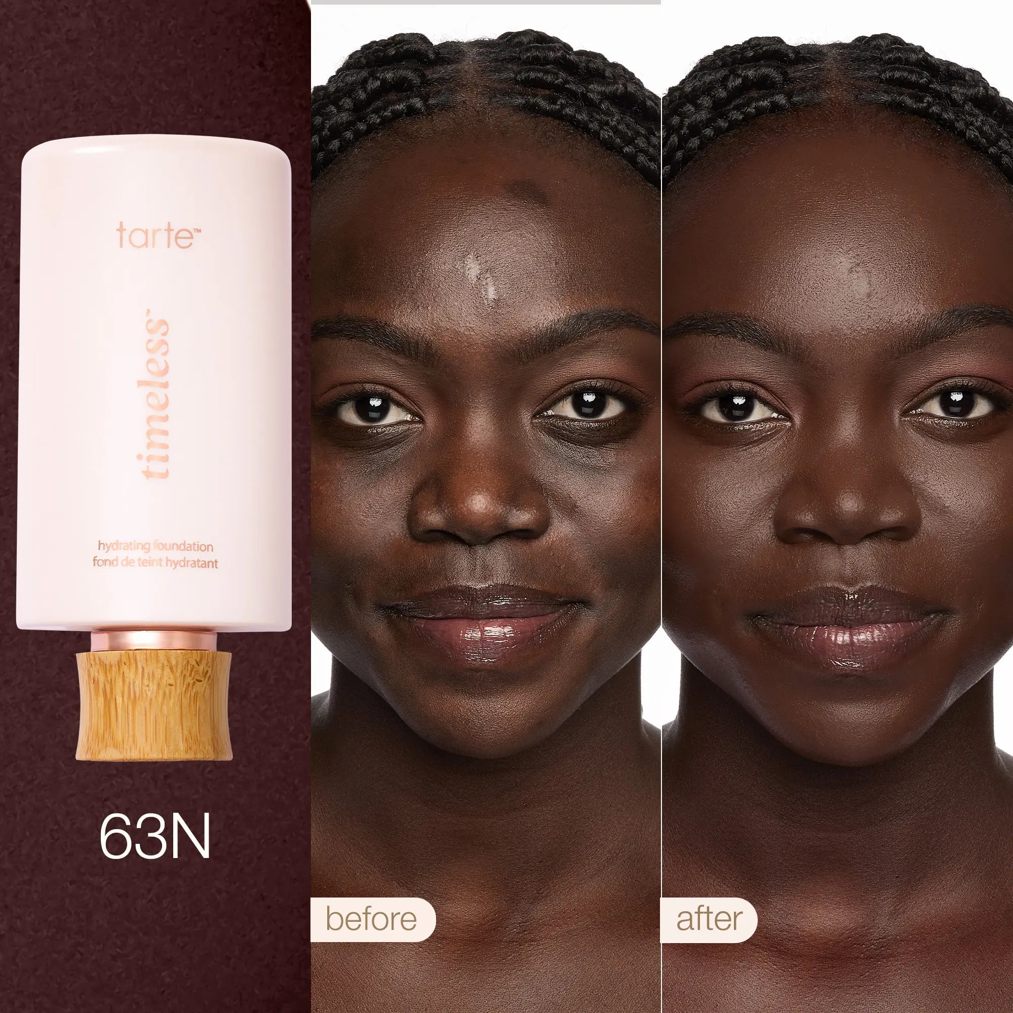 Tarte Timeless Hydrating Foundation & Buffer Brush - Full Coverage Serum Foundation + FREE Brush