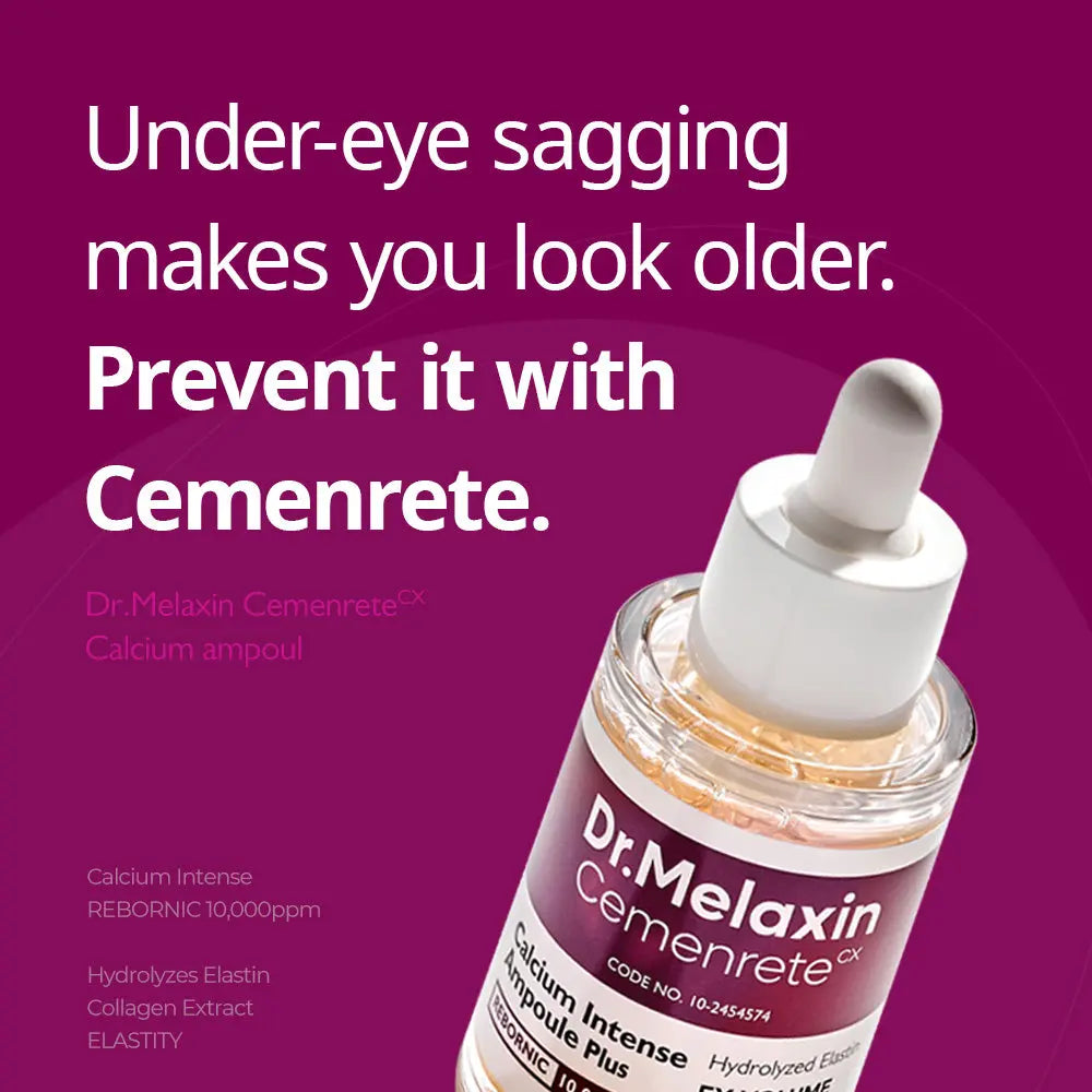 [Dr. Melaxin Official] Cemenrete Calcium Intense Ampoule plus | Anti-Aging, Elasticity, Volume | Korean Cosmetic | 30Ml