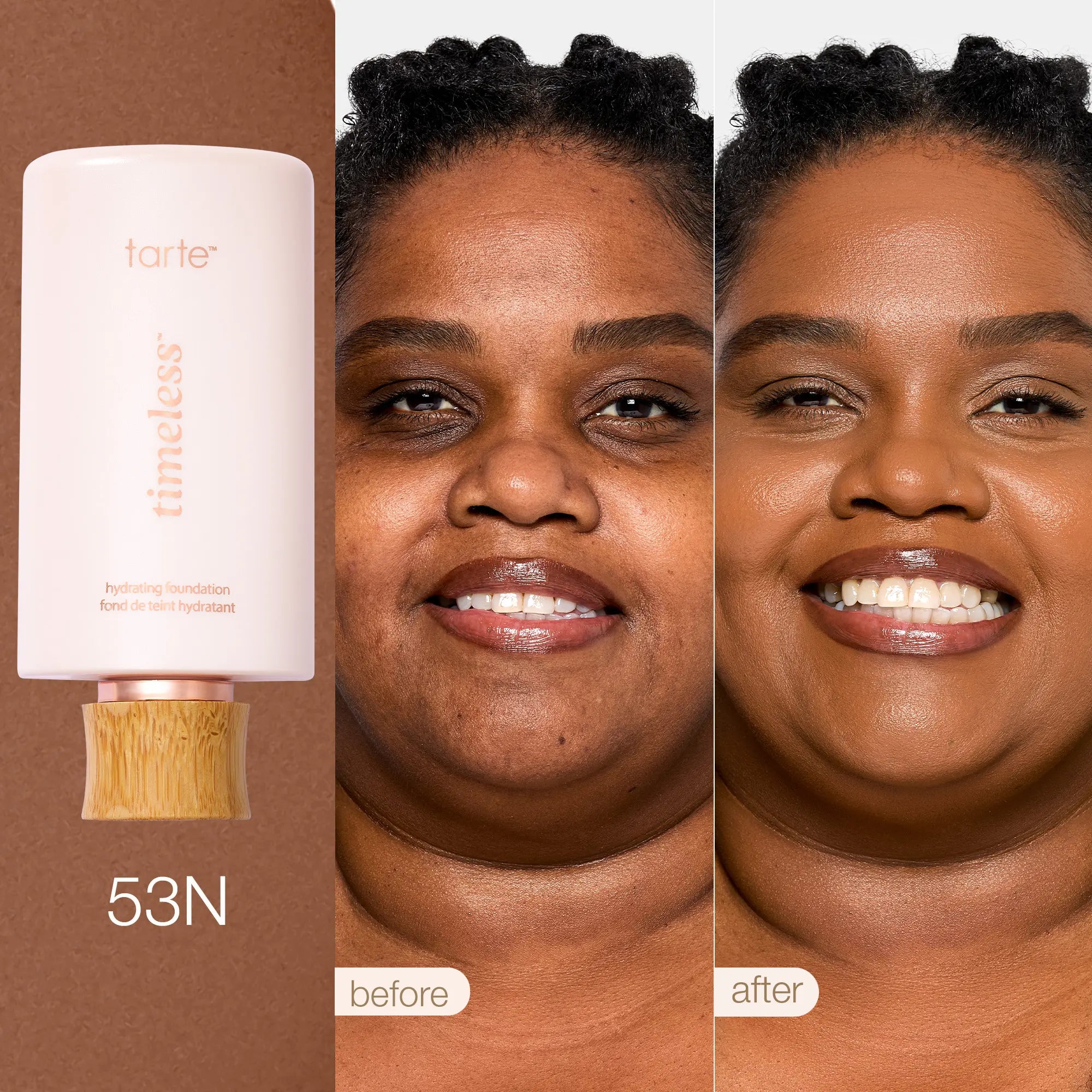 Tarte Timeless Hydrating Foundation & Buffer Brush - Full Coverage Serum Foundation + FREE Brush