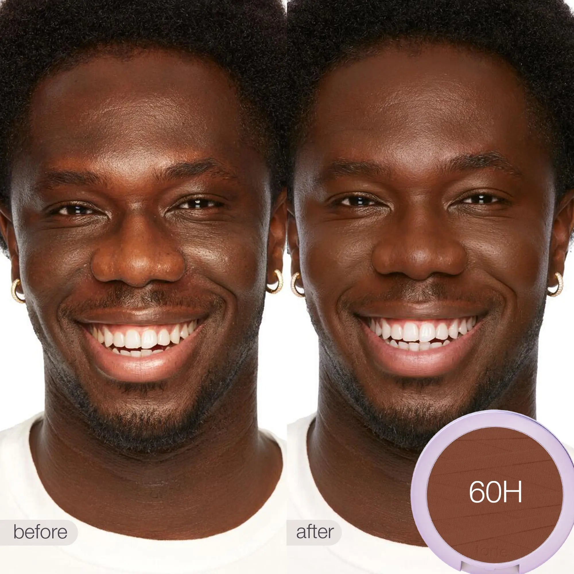 Tarte Shape Tape Powder Foundation & Brush Duo - Medium Coverage, Natural Matte Finish + Foundation Brush for Flawless Skin