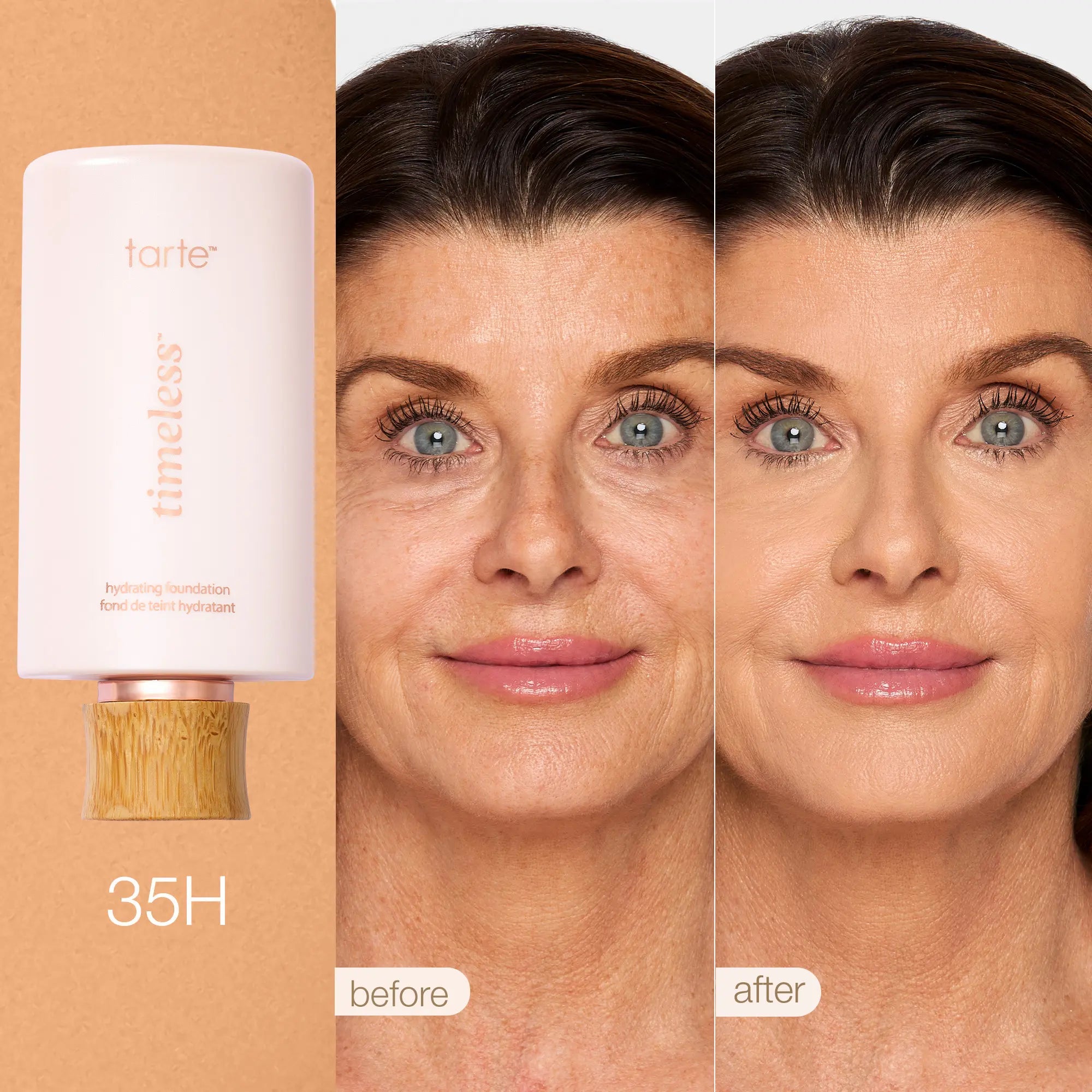 Tarte Timeless Hydrating Foundation & Buffer Brush - Full Coverage Serum Foundation + FREE Brush